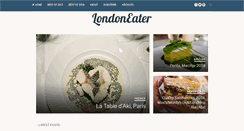 Desktop Screenshot of londoneater.com